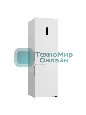Холодильник Hotpoint HDKP 7201 W белый двухкамерный 267/100л морозилка снизу, No Frost