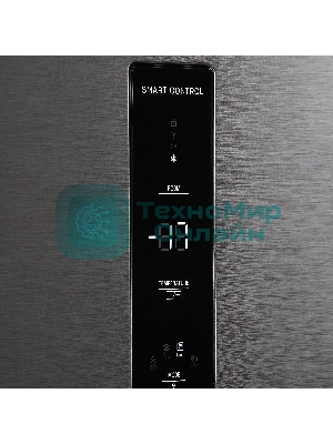 Холодильник Бирюса CD 405 DI темная нержавеющая сталь двухкамерный 289/130л морозилка снизу Side by Side