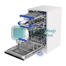 Встраиваемая посудомоечная машина Maunfeld MLP-083I, черный, 44.8 см, 10 компл., 49 дБ, класс A++