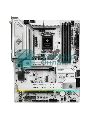 Материнская плата ASRock Z890 Steel Legend WiFi, Intel Z890, 4x4x M.2, 2x PCI-E x16, 1x PCI-E x4, 1x D-Sub нет, 1x HDMI есть, 1x DVI нет, 1x DP нет, 1x 2.5Gb LAN, Wi-Fi 802.11be, BT есть, 2x USB-C. 2x USB 2.0, 4x USB 3.2 Gen1, 2x USB 3.2 Gen2, 7.1, ATX