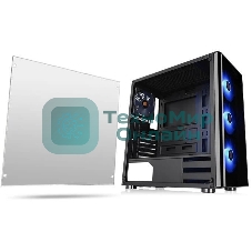 Компьютерный корпус V200 TG RGb CA-1K8-00M1WN-01 Black/Win/SPCC/Tempered Glass*1/120мм RGb Fans*3 + 120мм Standard Fan*1/MB Sync