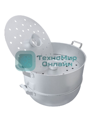 Манты-казан Демидовский МШ-018 15 л, 4 решетки, алюм