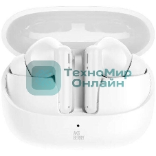 Наушники TWS Aksberry B22 белый, внутриканальные, Bluetooth 5.3, сенсорное управление, до 6 ч