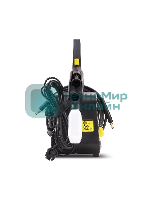 Мойка высокого давления 120/70 бар, KOLNER K120M, компакт, 1400Вт, 390л/ч, метал.помпа, шланг ВД 5м, кабель 5м, самовсас, Auto stop (емкость для шампуня)