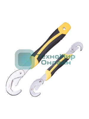 Набор универсальных самозажимных двусторонних ключей Deli DL932-2 2шт 9-22мм/23-32мм, Двухкомпонентная рукоятка