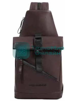 Рюкзак слинг Piquadro Harper CA6784AP/TM коричневый кожа