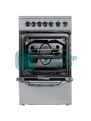 Плита электрическая Beko FFSE57114GS серебристый, конфорок 4 шт, духовка 55 л, 50 см x 85 см x 60 см