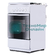 Газовая плита Flama FG 2411 W белый, конфорок 4 шт, духовка 50 л, 50 см x 85 см x 60 см