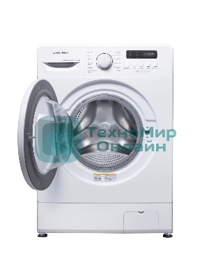 Стиральная машина Maunfeld MFWM106WH051D белая, загрузка фронтальная 6кг, 1000 об/мин., класс: A++