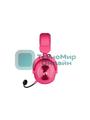Гарнитура Logitech G Pro X 2 Lightspeed розовый, беспроводная + проводная, Bluetooth/USB/3.5 мм, до 50 ч