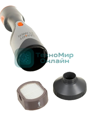 Пылесос автомобильный Berkut SVC-300 серый/оранжевый, 55/85 Вт, уборка сухая, пылесборник контейнер 0.35 л