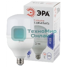 Лампа светодиодная высокомощная ЭРА POWER 30W-6500-E27 2400 лм