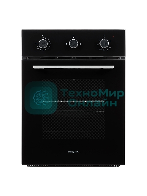 Духовой шкаф газовый Krona STRETTO 45 BL черный