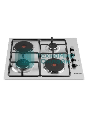 Комбинированная варочная панель Maunfeld EEHS.64.5ES/KG независимая, нержавеющая сталь