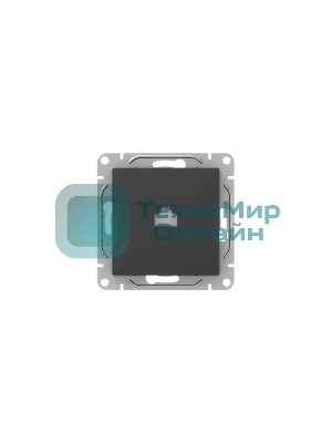 Механизм розетки RJ45 (cat5) EKF UP1-SOB-RJ45-5 черный Эпика