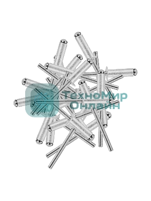 Заклепки алюминиевые Denzel, 3/16