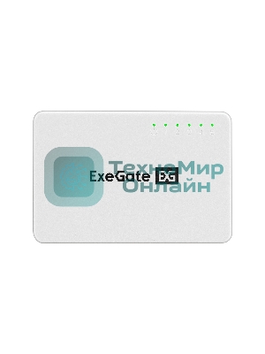 Коммутатор ExeGate EDGS-1005С, 5×1 Гбит/с, неуправляемый