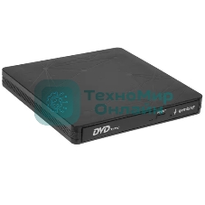 Оптический привод внешний с интерфейсом USB Gembird DVD-USB-03 пластик, черный