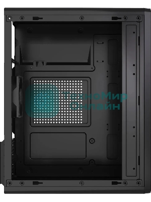 Компьютерный корпус Accord ACC-M258-02B черный без БП mATX 4x120мм 2xUSB2.0 audio