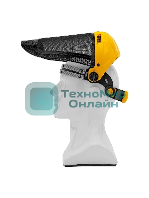 Щиток защитный лицевой с сеткой Denzel 