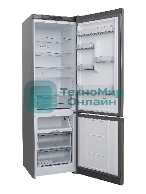 Холодильник Hotpoint HT 5200 C MX мраморный двухкамерный, 240/83л, морозилка снизу, No Frost