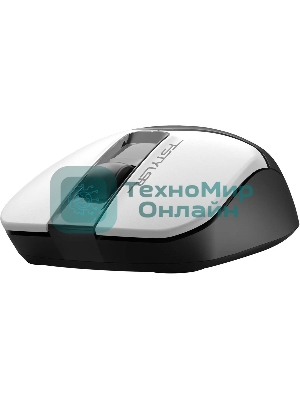 Мышь беспроводная A4Tech Fstyler FG12S белый/черный, 1200 dpi, радиоканал, USB, кнопки - 3