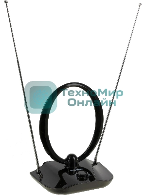 Антенна телевизионная Hyundai H-TAI400 30дБ активная черный