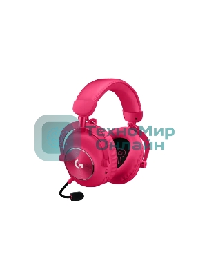 Гарнитура Logitech G Pro X 2 Lightspeed розовый, беспроводная + проводная, Bluetooth/USB/3.5 мм, до 50 ч