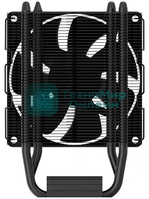 Кулер ZALMAN CNPS4X BLACK V2, 92мм FAN, 3 HEAT PIPES, 4-PIN PWM, 800-2000 RPM, 29DBA, HYDRO BEARING, LGA1851/1700, AM5/AM4, screw type installation