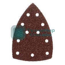 Треугольник абразивный Denzel на ворc. подложке под 