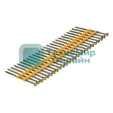 Гвозди Denzel для пнев. нейлера (крашен.), длина - 75 мм, диам. - 3,05 мм, 2000 шт.