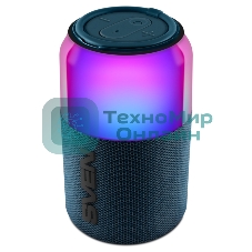 Колонка портативная SVEN PS-130 blue (10 Вт, USB, Bluetooth, питание от USB/аккумулятора)
