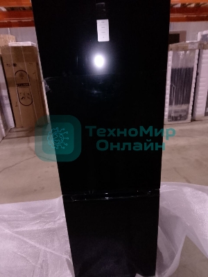 (Поврежденный товар) Холодильник Weissgauff WRK 2000 Full NoFrost Inverter Black (Вмятина на нижней двери.)