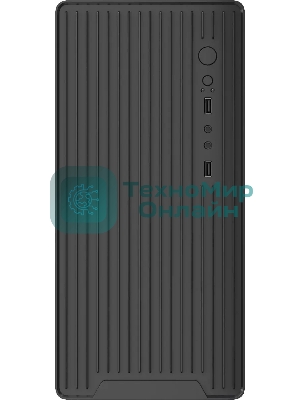 Компьютерный корпус Accord ACC-M258-02B черный без БП mATX 4x120мм 2xUSB2.0 audio