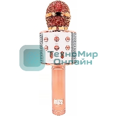 Караоке-микрофон ATOM B52 KM-130P беспр.микроф. розовый