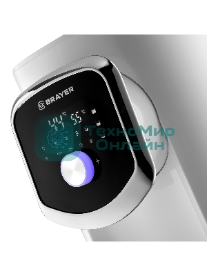 Термопот BRAYER BR1093WH, 1200 Вт, 5л, LED-дисплей, автоотключение при отсутствии воды