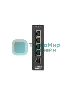 Коммутатор D-Link DIS-100E-5W/A1A, 5×100 Мбит/с, неуправляемый