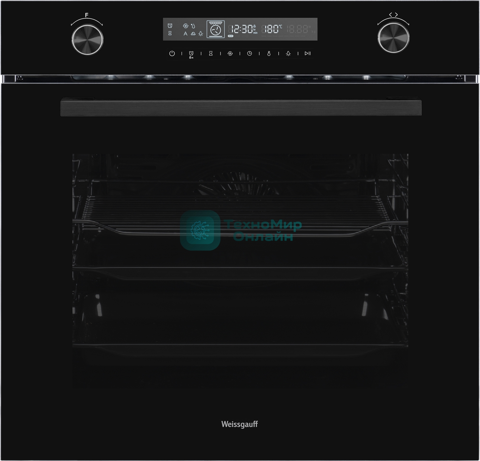 Духовой шкаф Weissgauff EOM 751 PDB Black Edition