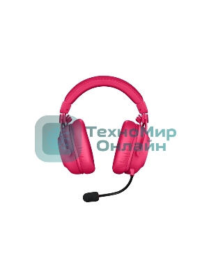 Гарнитура Logitech G Pro X 2 Lightspeed розовый, беспроводная + проводная, Bluetooth/USB/3.5 мм, до 50 ч