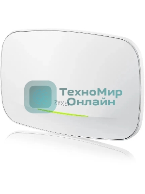 Точка доступа Zyxel NebulaFlex NWA130BE, WiFi 7, 802.11a/b/g/n/ac/ax/be (2,4 и 5 ГГц), MU-MIMO, антенны 2x2, до 688+4320 Мбит/с, 2xLAN 2.5GE, PoE