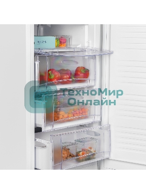 Морозилка Nordfrost DF 261 WAP, белый, 139л, 3 ящика