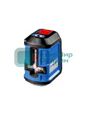 Нивелир лазерный Зубр КРЕСТ-15 (34902-2_z01) суперкомпакт, 15м, точн. +/-0,3 мм/м, держатель