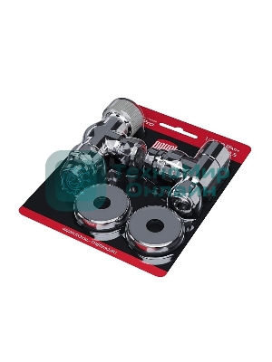 Набор термостатический осевой Royal Thermo Design Pro 15мм М30х1,5 (Хром)