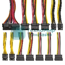 Блок питания ExeGate UN500 (EX244555RUS), 500Вт, 120мм, серебряный