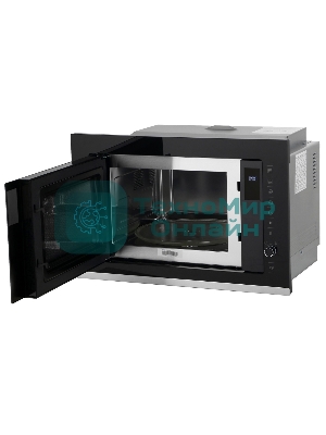 Встраиваемая микроволновая печь Beko BMGb 25333 X черный, 25 л, 900 Вт, переключатели - поворотный механизм/сенсор