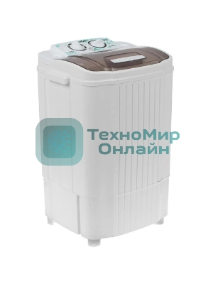 Стиральная машина Славда WS-30T/ЕТ белая, загрузка вертикальная 3кг, класс: C