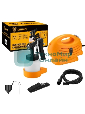 Краскопульт электрический DEKO SG820DK Max, 800 мл, 820Вт