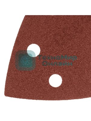 Треугольник абразивный Denzel на ворc. подложке под 