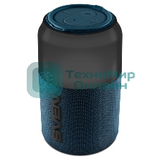 Колонка портативная SVEN PS-130 blue (10 Вт, USB, Bluetooth, питание от USB/аккумулятора)