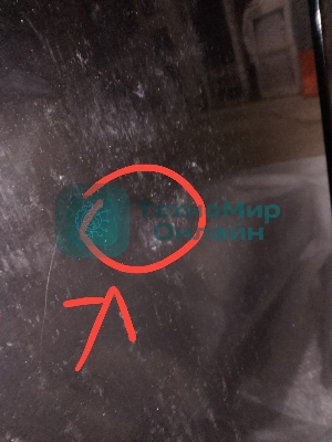 (Поврежденный товар) Холодильник Weissgauff WRK 2000 Full NoFrost Inverter Black (Вмятина на нижней двери.)